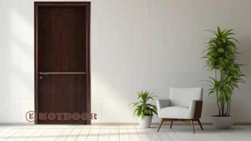 Cửa gỗ công nghiệp MDF Veneer KD.R1A