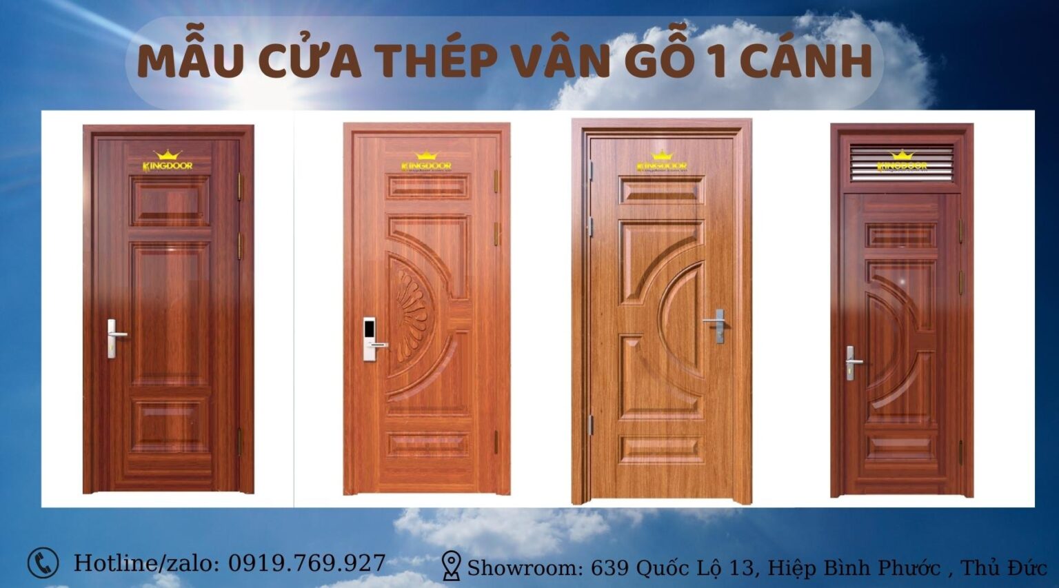 Mẫu Cửa Thép Vân Gỗ 1 Cánh Giá từ 2 660 000đ Mau-cua-thep-van-go-1-canh-1-1536x853