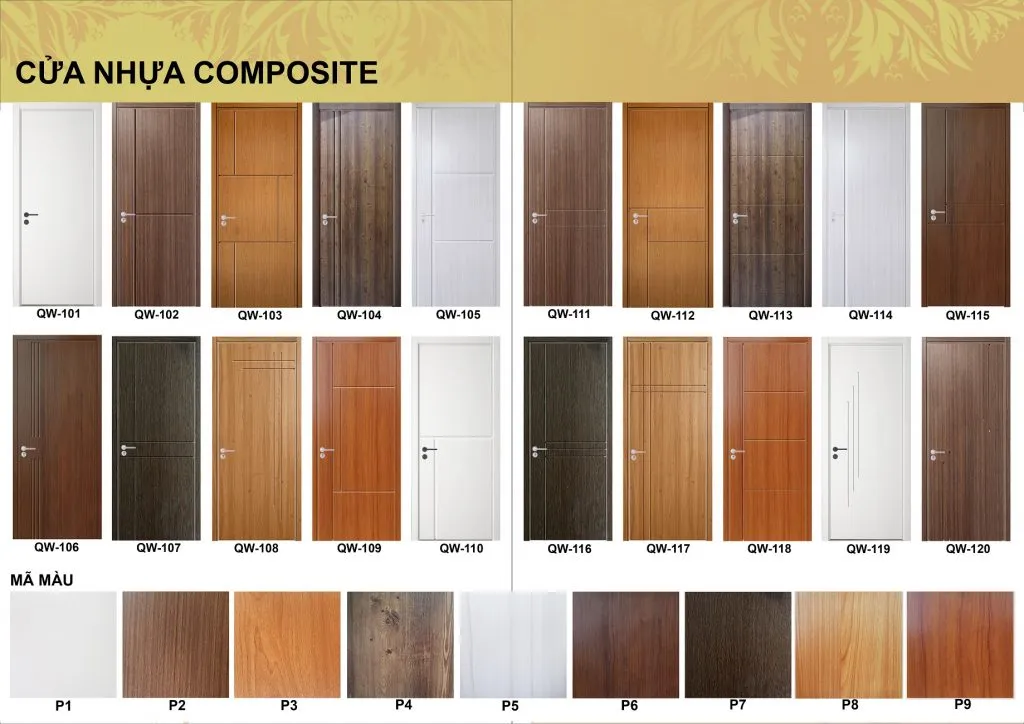 Cửa Nhựa Gỗ Composite Tại Gò Vấp | Top 1 Mẫu Cửa Nhựa Đẹp